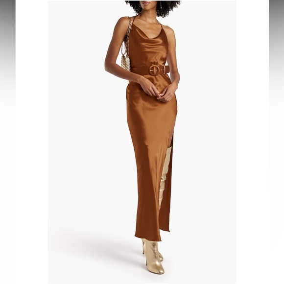 Nicholas Lucinda Dress like new no flaws-Hazelnut/Copper - Picture 3 of 9